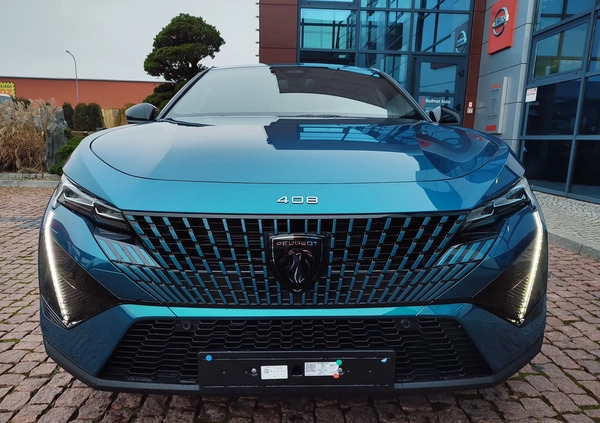 Peugeot 408 cena 194700 przebieg: 4, rok produkcji 2024 z Biskupiec małe 379
